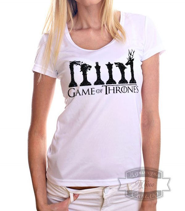 девушка в футболке игра престолов