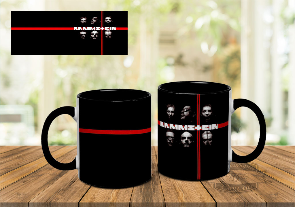 Кружка с принтом Rammstein купить чашку Раммштайн в Украине