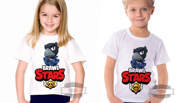 Футболка детская brawl stars Бравл Старс Ворон Crow