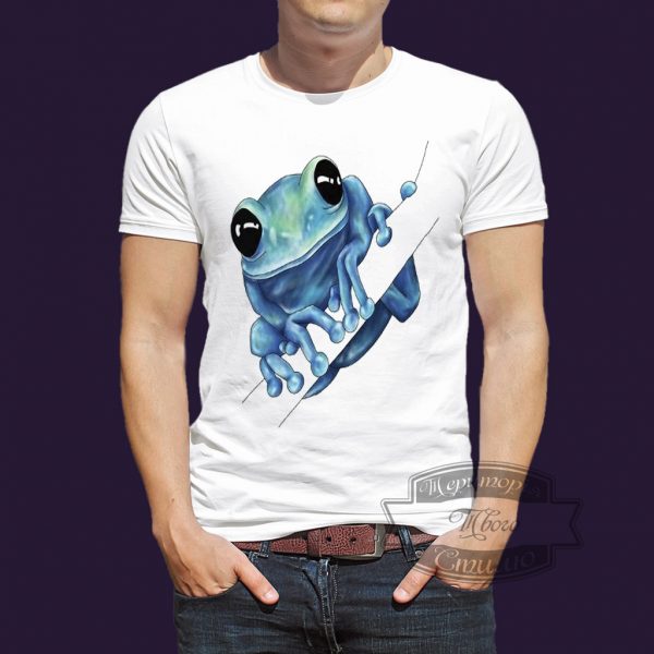 футболка с жабой