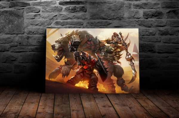 Постер на металле Битва за Азерот world of warcraft