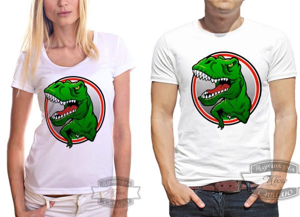 футболка с динозавром