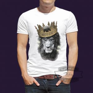 футболка лев в короні