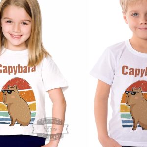 Футболка дитяча Capybara в окулярах