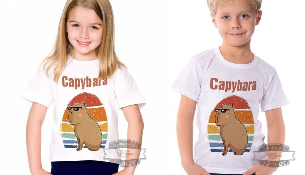 Футболка дитяча Capybara в окулярах